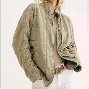 Free People Dolman Quilted Jacket